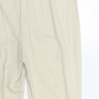 Womens UK Size 16 Marks and Spencer Regular Fit  Beige Trousers