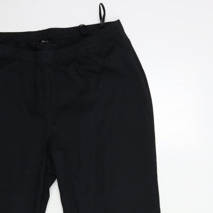 EPC Womens Black   Cropped Trousers Size 40 in L23 in