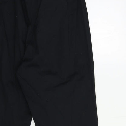 EPC Womens Black   Cropped Trousers Size 40 in L23 in