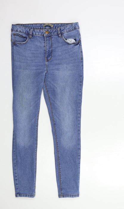 Denim & Co. Womens Blue  Denim Skinny Jeans Size 28 in L27 in