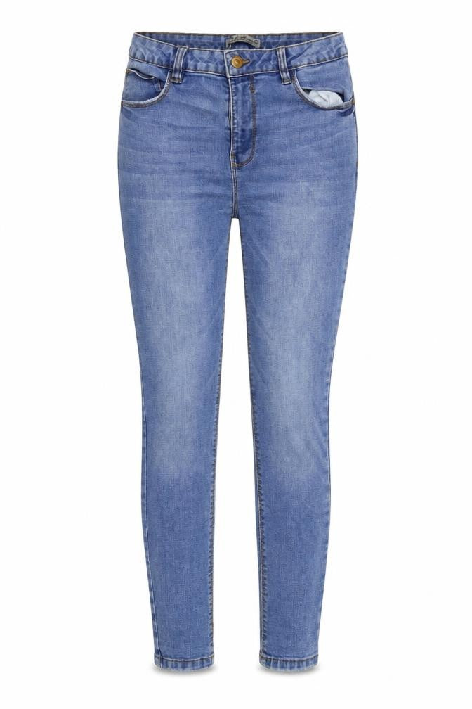 Womens UK Size 28 in Denim & Co. Regular Fit Skinny Blue Jeans