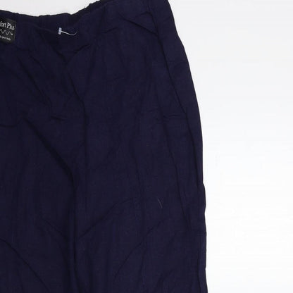 Classic Womens Blue   Trousers  Size 12 L26 in
