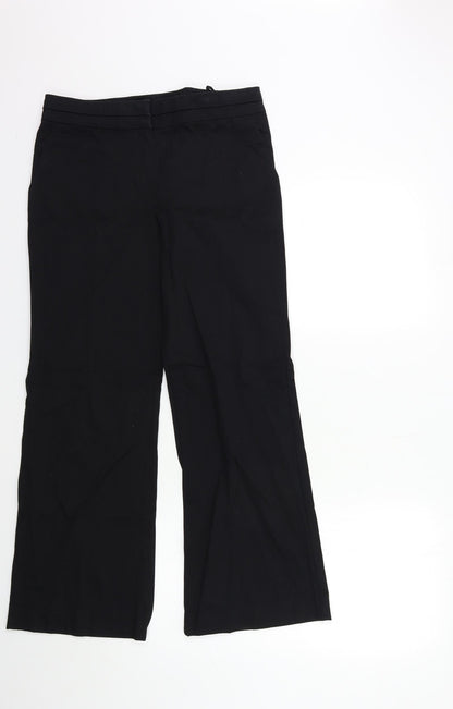 Womens UK Size 10 Marks and Spencer Regular Fit  Black Trousers