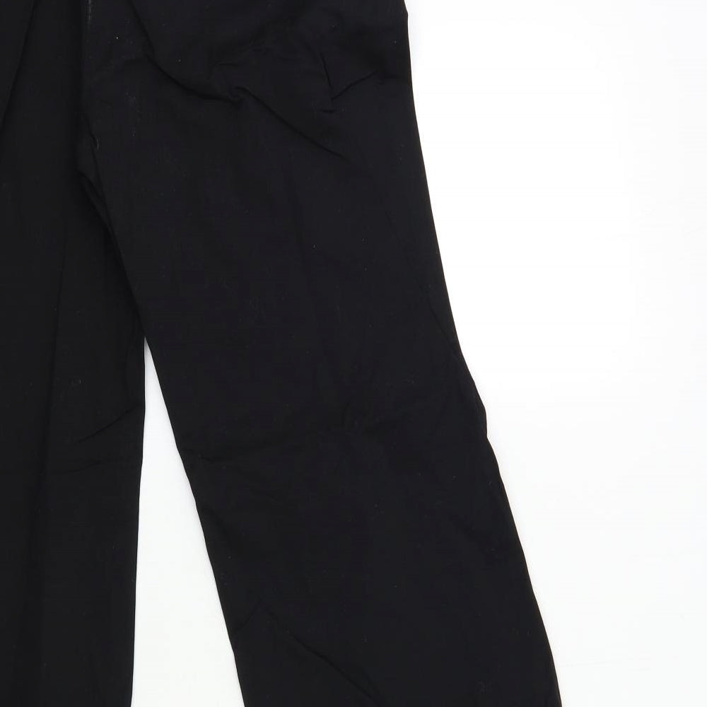 Womens UK Size 10 Marks and Spencer Regular Fit  Black Trousers