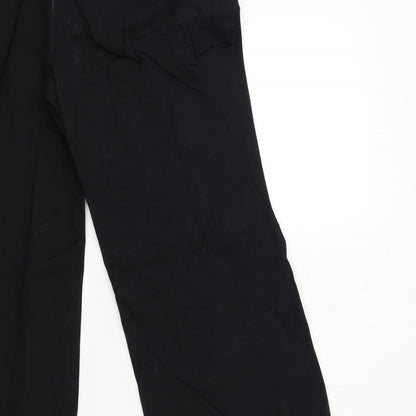Womens UK Size 10 Marks and Spencer Regular Fit  Black Trousers