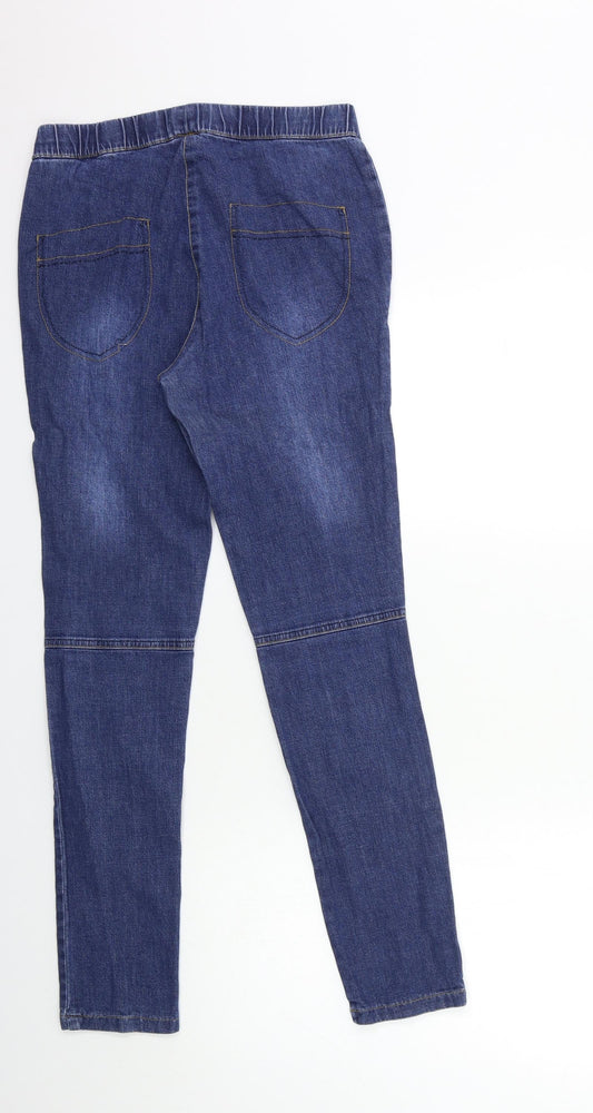 Kaleidoscope Womens Blue  Denim Skinny Jeans Size 10 L29 in