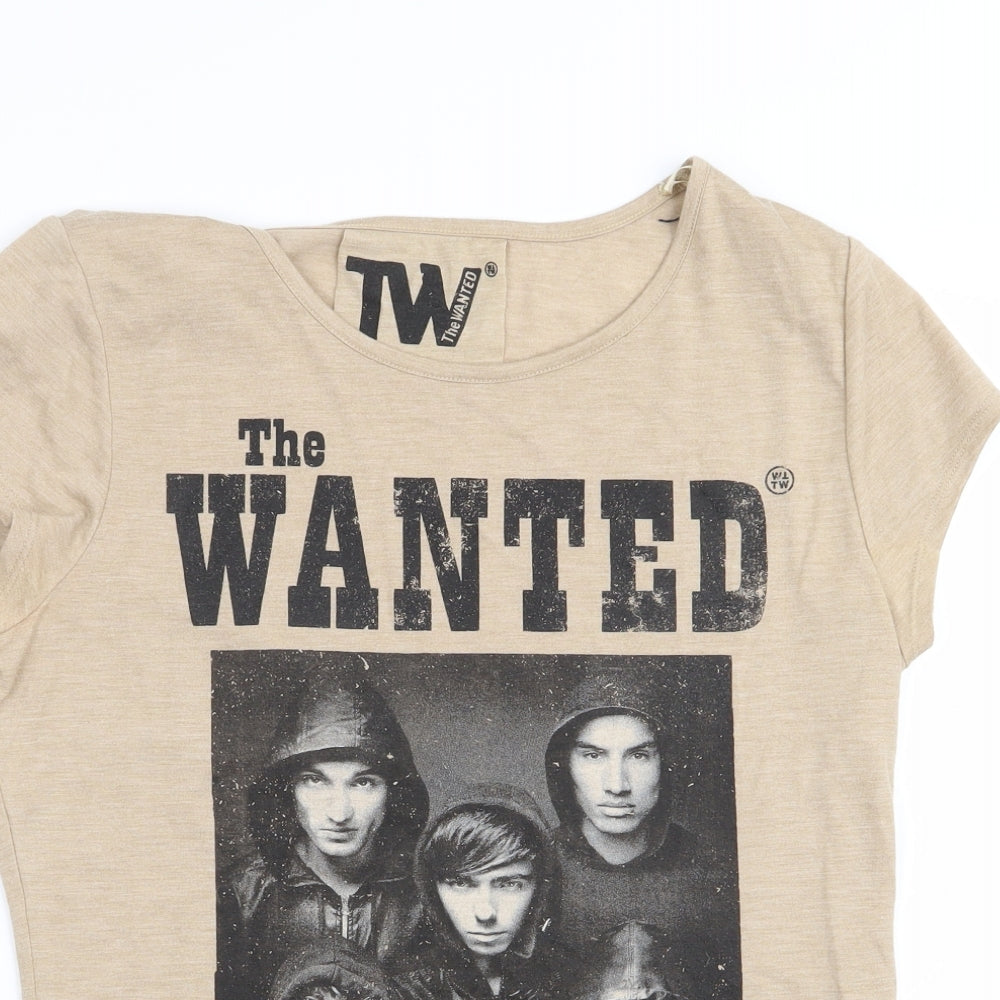 Asda George Womens Beige   Basic T-Shirt Size 10