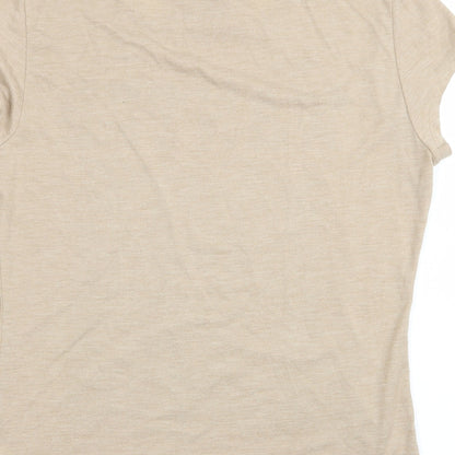 Asda George Womens Beige   Basic T-Shirt Size 10