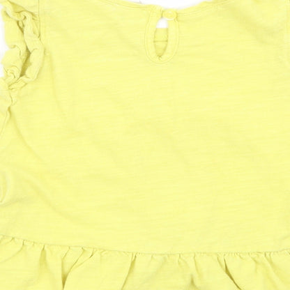 Gap Girls Yellow   Basic Tank Size 18-24 Months