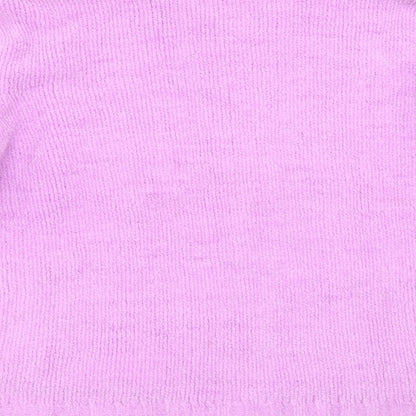 Womens UK Size L reflect Pink Full Zip Jumper