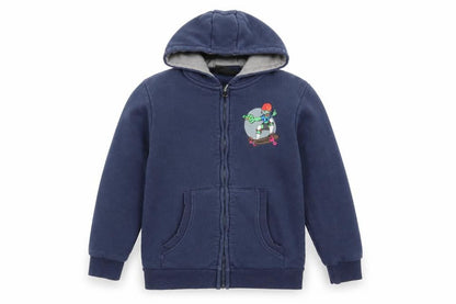 HAWK Boys Blue   Full Zip Jumper Size 11-12 Years