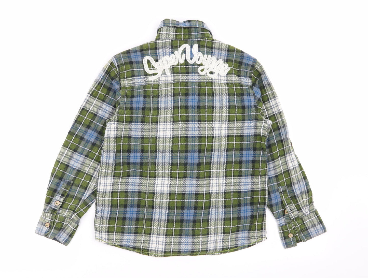 NEXT Boys Multicoloured Check  Basic Button-Up Size 8 Years