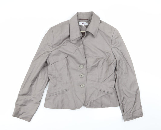NEXT Womens Grey   Jacket Blazer Size 14