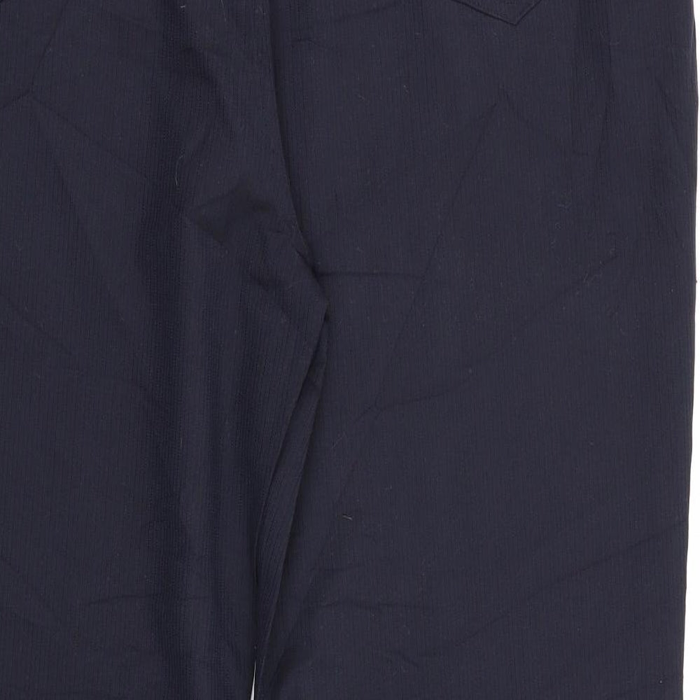 paul berman Mens Blue Striped  Trousers  Size 40 L30 in