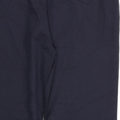 paul berman Mens Blue Striped  Trousers  Size 40 L30 in