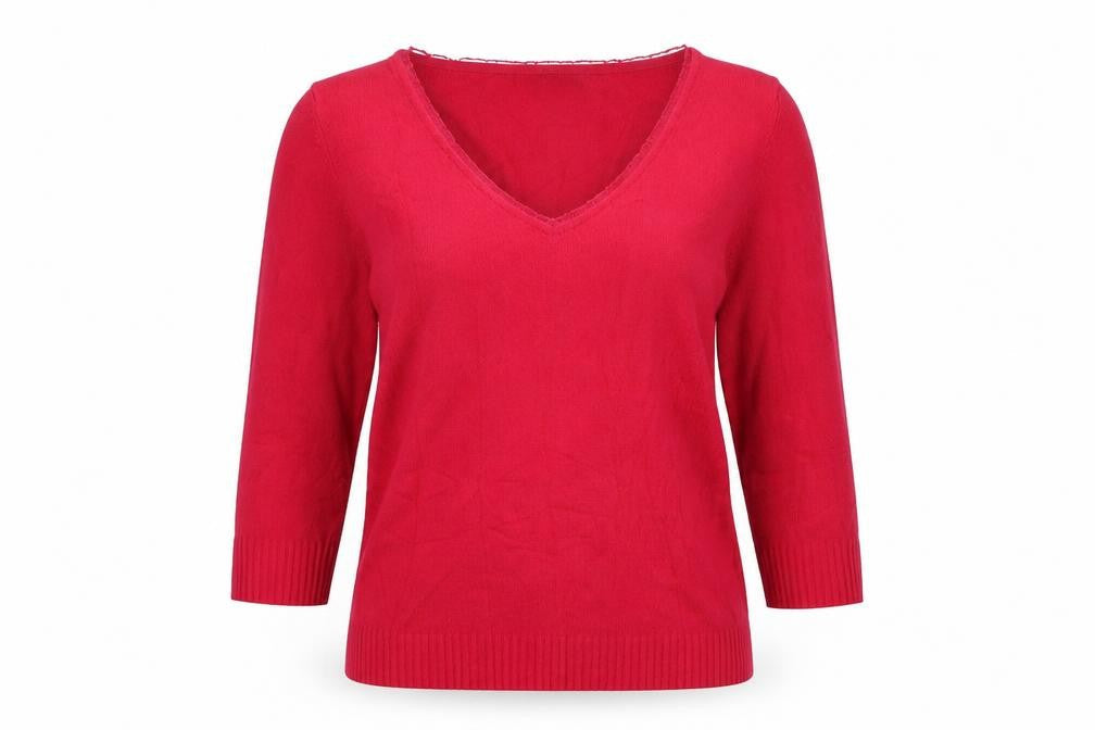 Womens UK Size 12 Preworn Pink Pullover Jumper