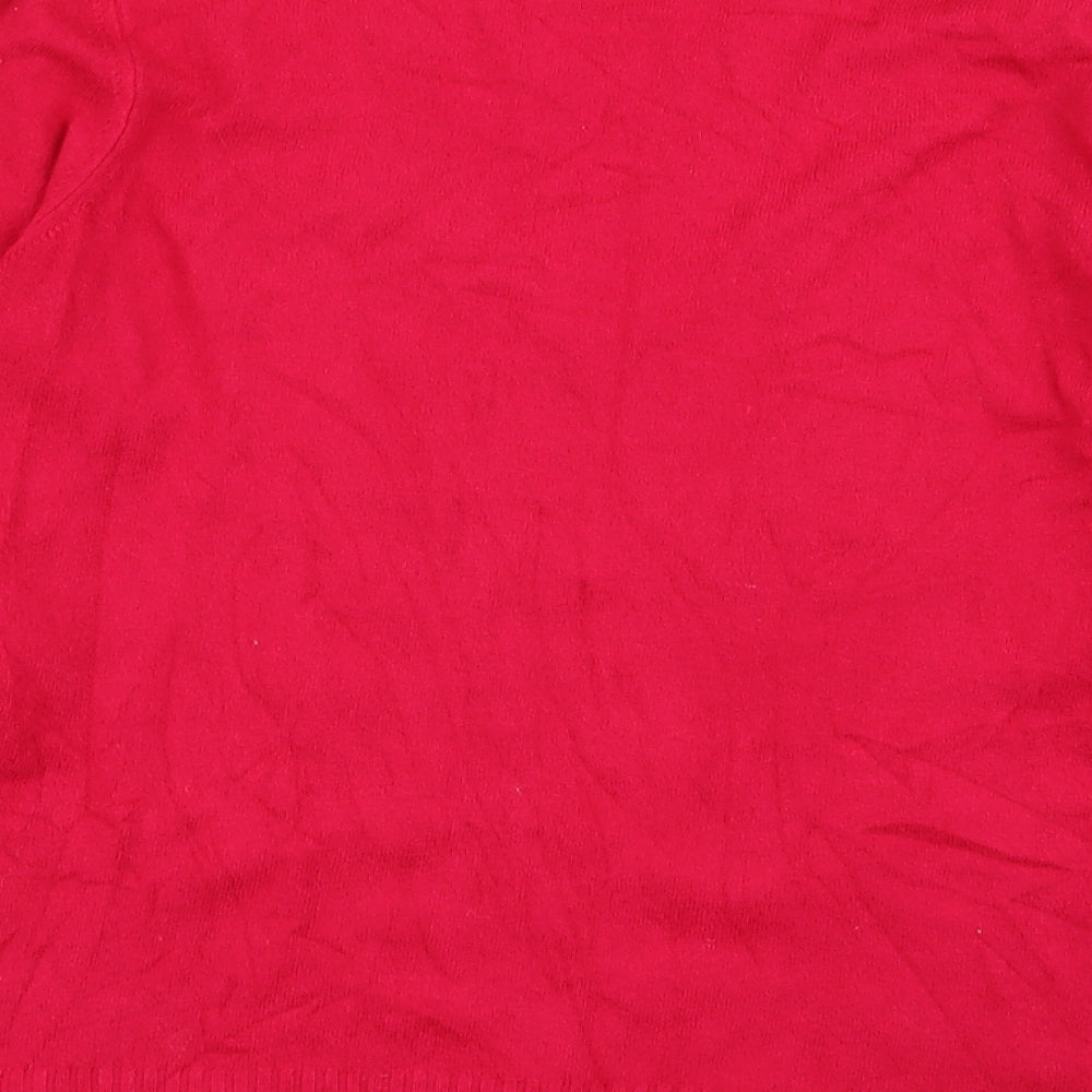 Womens UK Size 12 Preworn Pink Pullover Jumper