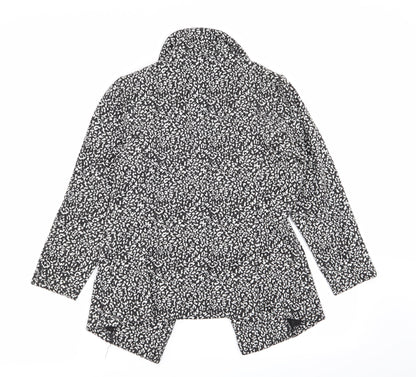 Papaya Womens Multicoloured Geometric  Jacket Blazer Size 10