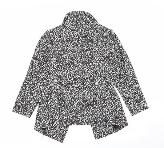 Papaya Womens Multicoloured Geometric  Jacket Blazer Size 10