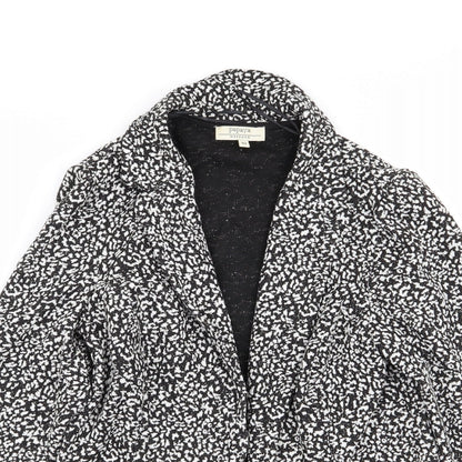 Papaya Womens Multicoloured Geometric  Jacket Blazer Size 10