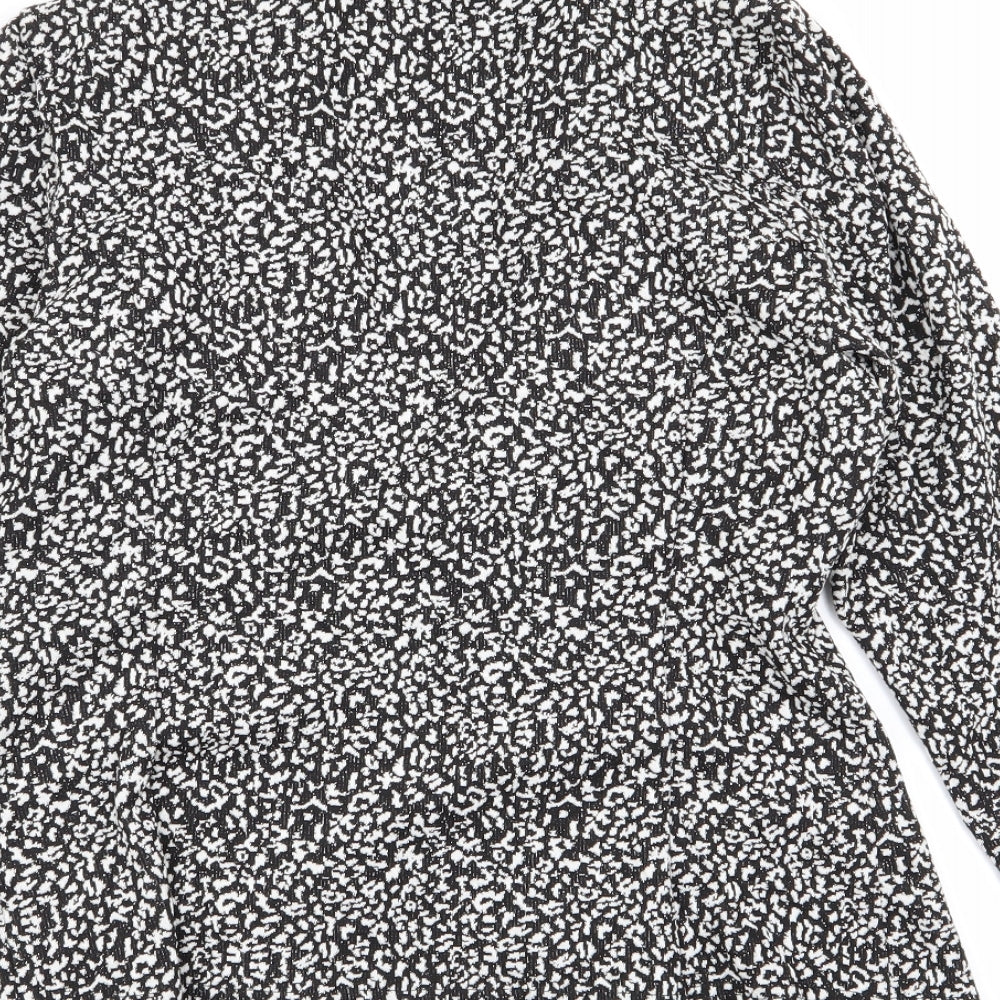 Papaya Womens Multicoloured Geometric  Jacket Blazer Size 10