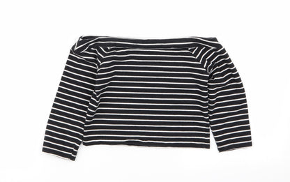 miss evie Girls Multicoloured Striped  Basic T-Shirt Size 9-10 Years