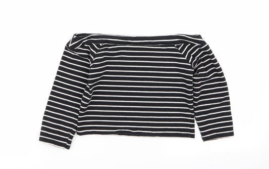 miss evie Girls Multicoloured Striped  Basic T-Shirt Size 9-10 Years