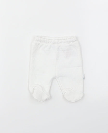 WATCH ME GROW  Girls White   Track Pants Leggings Size Newborn