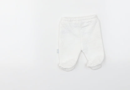 WATCH ME GROW  Girls White   Track Pants Leggings Size Newborn