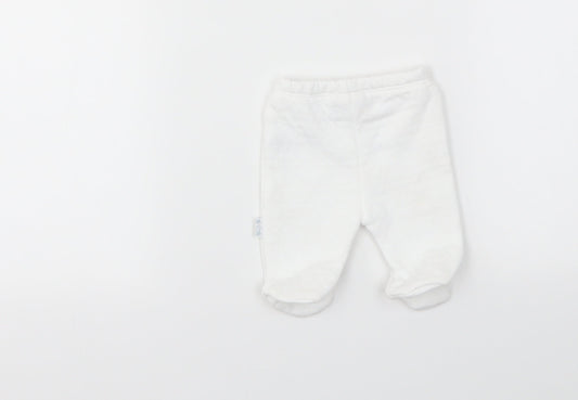 WATCH ME GROW  Girls White   Track Pants Leggings Size Newborn