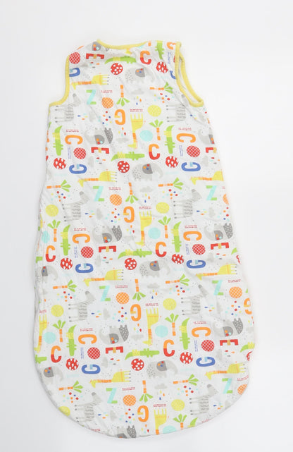 M Girls Multicoloured Animal Print  Cami One Piece Size 6-9 Months