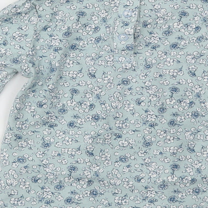 TU Girls Blue Floral  Fit & Flare  Size 12-18 Months