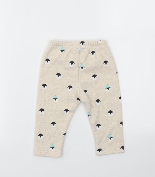 Gap Girls Beige Animal Print  Capri Trousers Size 3-6 Months