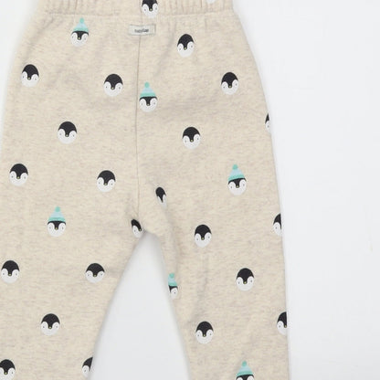 Gap Girls Beige Animal Print  Capri Trousers Size 3-6 Months