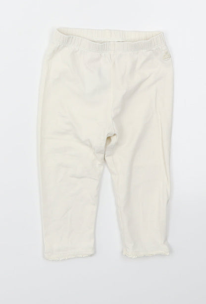Gap Baby Ivory   Capri Leggings Size 12-18 Months