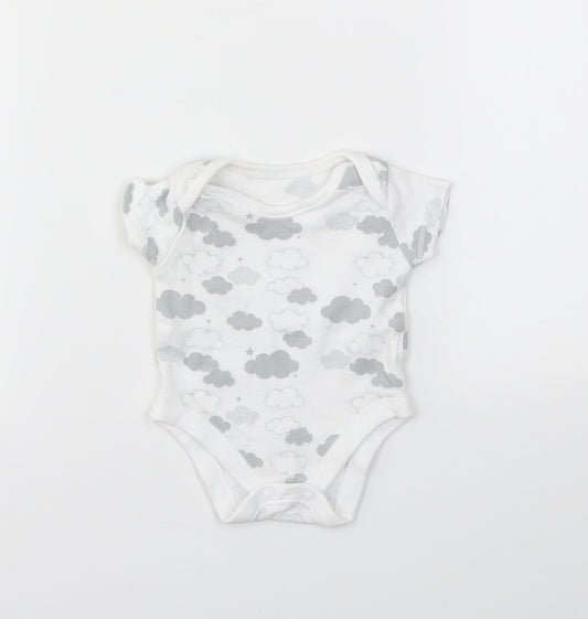 Nutmeg Girls Multicoloured Geometric  Babygrow One-Piece Size Newborn