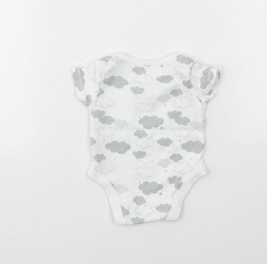Nutmeg Girls Multicoloured Geometric  Babygrow One-Piece Size Newborn