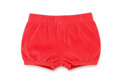 Front view of Marks & Spencer girls’ red capri trousers, size 18-24, months