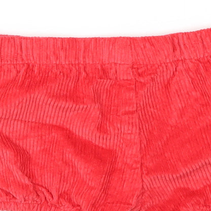 M&S Girls Red   Capri Trousers Size 18-24 Months