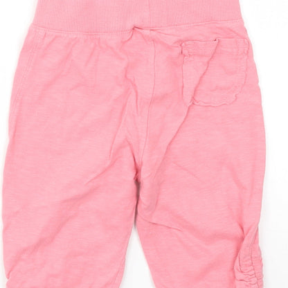 NEXT Girls Pink   Capri Trousers Size 12-18 Months