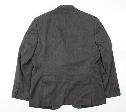 Mens UK Size 42 M&S Regular Grey Suit Jacket