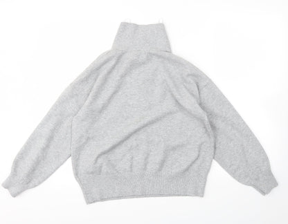 Womens UK Size M M&S Grey Pullover Jumper