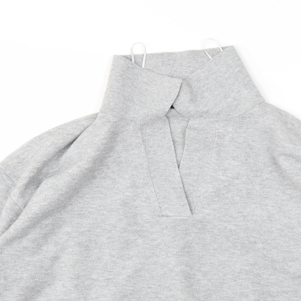 Womens UK Size M M&S Grey Pullover Jumper