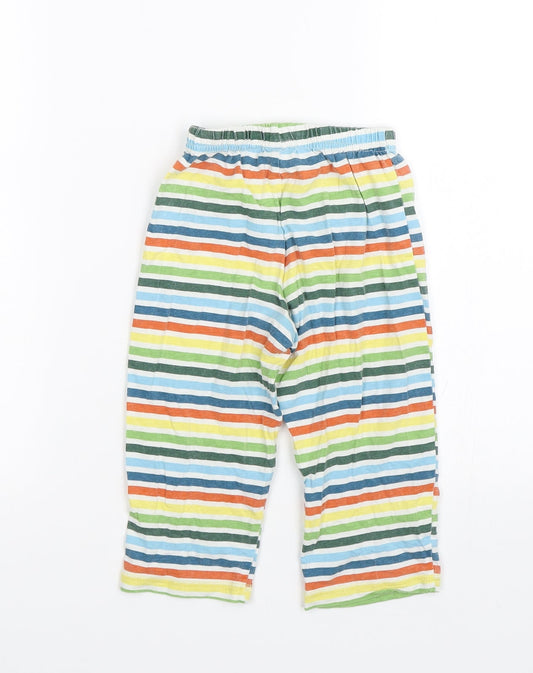George Boys Multicoloured Striped   Pyjama Pants Size 2-3 Years