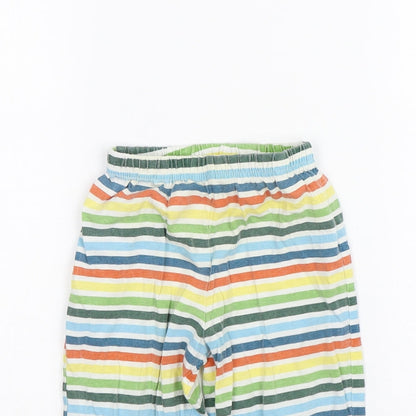 George Boys Multicoloured Striped   Pyjama Pants Size 2-3 Years