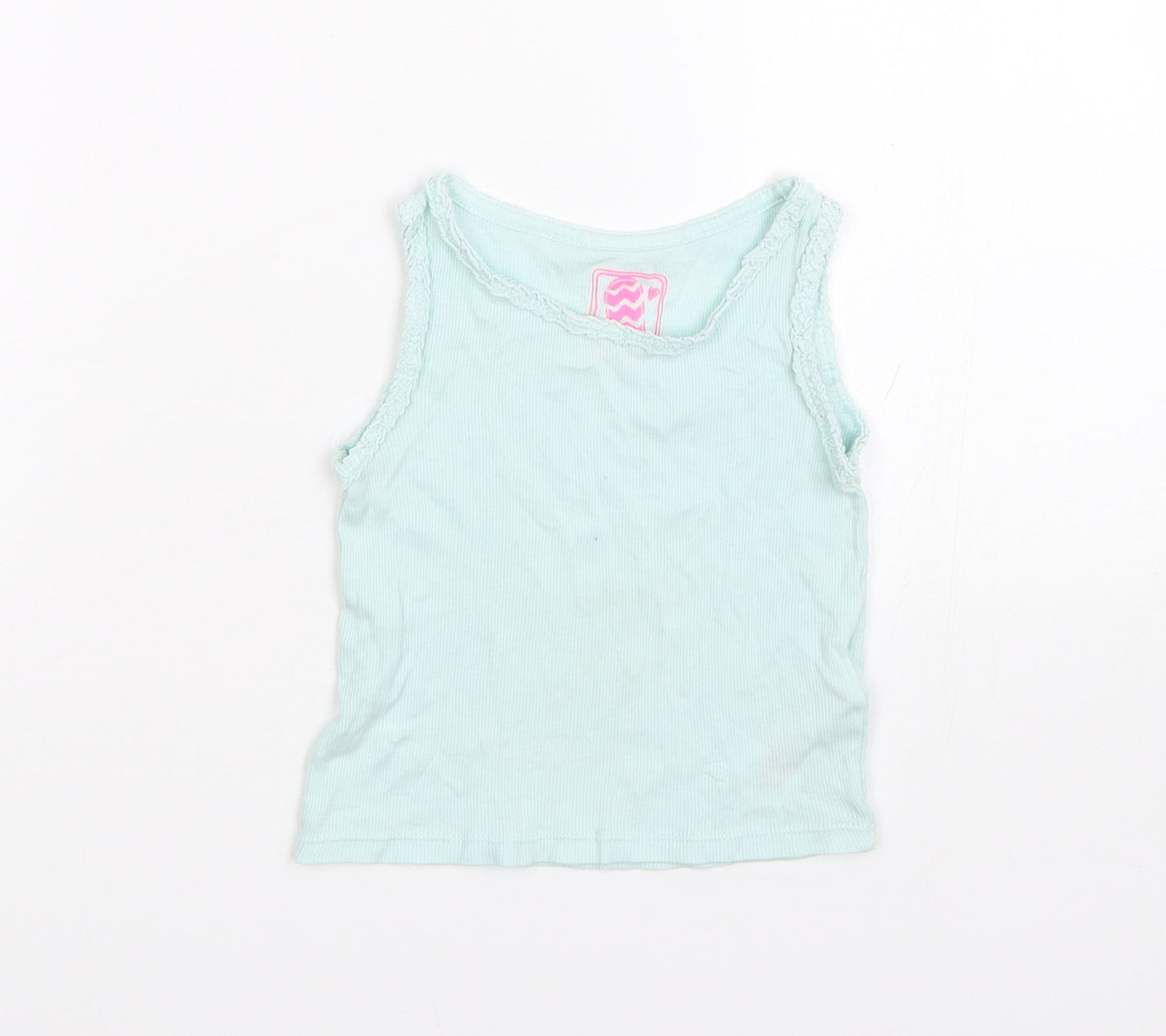 F&F Girls Blue   Capri Pyjama Top Size 18-24 Months