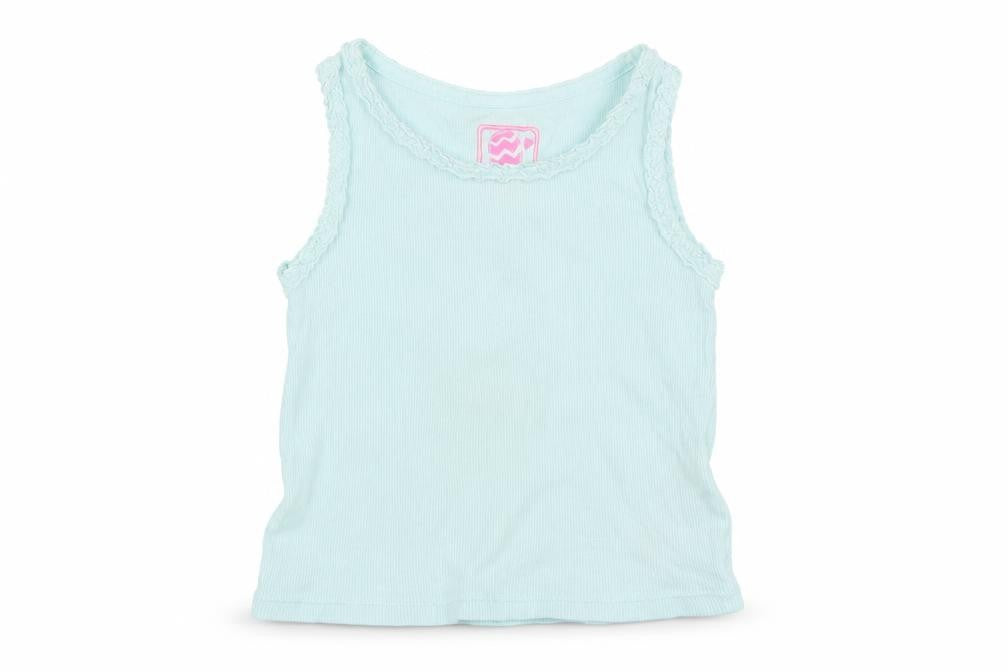 F&F Girls Blue   Capri Pyjama Top Size 18-24 Months