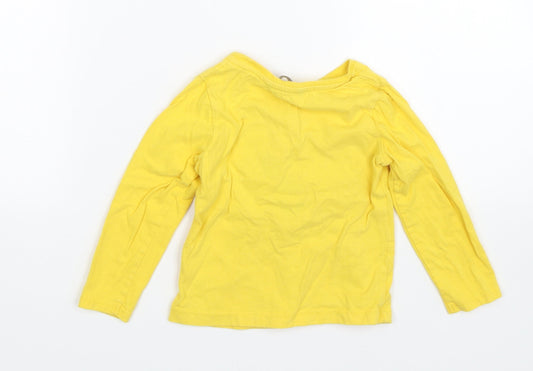 George Baby Yellow   Basic T-Shirt Size 18-24 Months  - Pudsey Bear