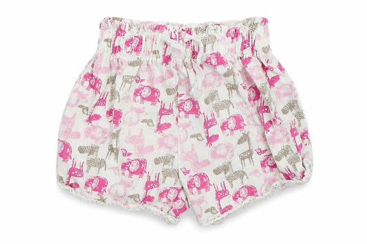Tu Girls White Animal Print  Capri Sleep Shorts Size 2-3 Years  - Animals