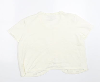 Joanna Hope Womens White   Cape Jumper Size 20